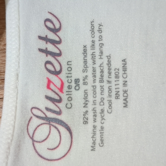 Luzette Collection bralette size 0/S,92%nylon,8%spandex - Picture 5 of 5